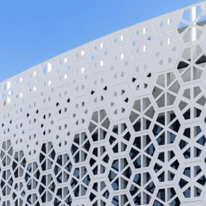 Geometric Hollow Carved Aluminium Cladding Panel - Aluminium Extrusion Solid Panels - laluxalu.com