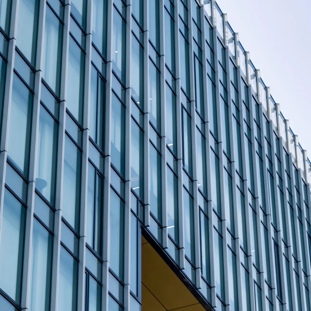 Aluminium Framed Glass Curtain Wall Extrusion Profile - Aluminium Extrusion Curtain Wall & Facade - laluxalu.com