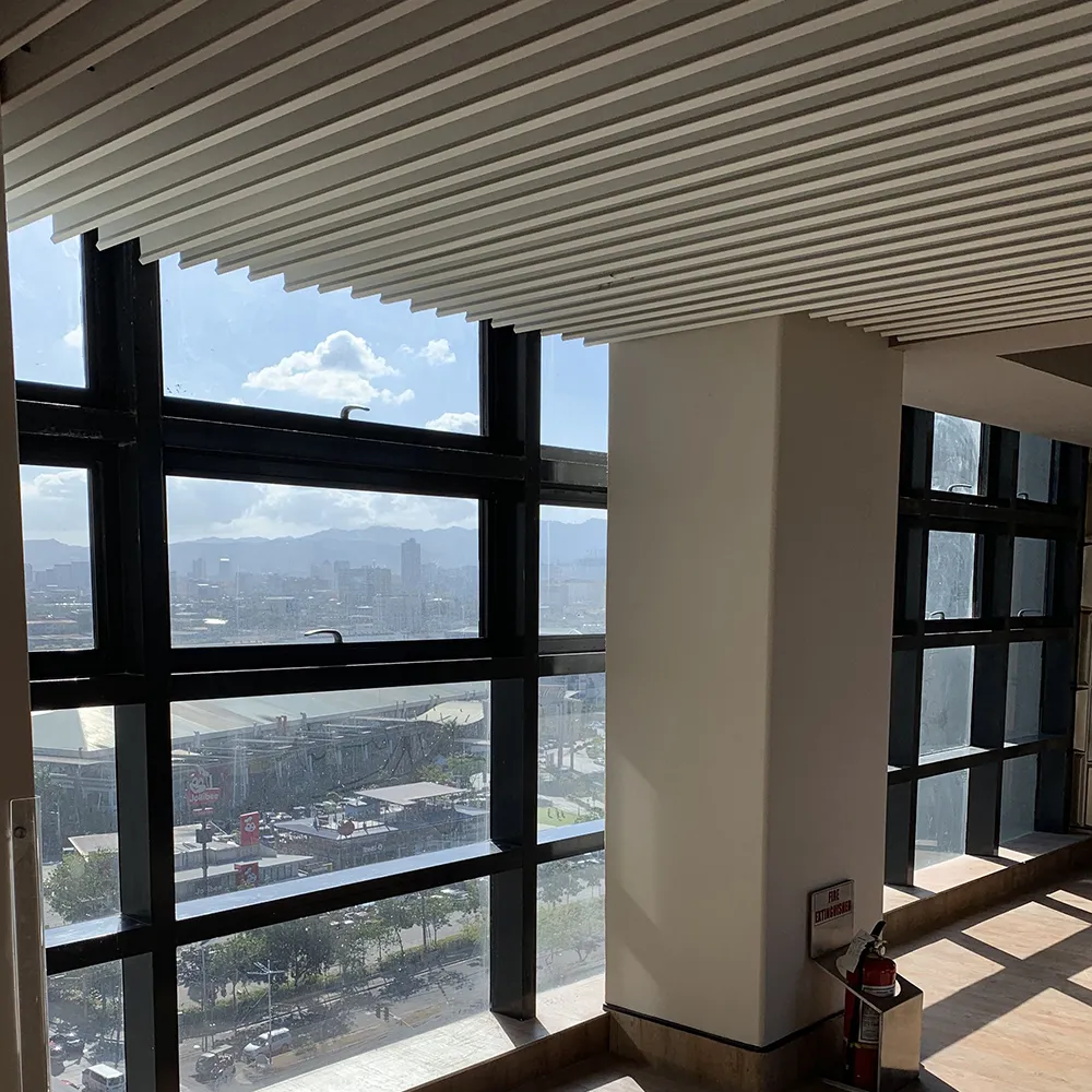 Indoor Aluminium Framed Curtain Wall Frame Profile - Aluminium Extrusion Curtain Wall & Facade - laluxalu.com