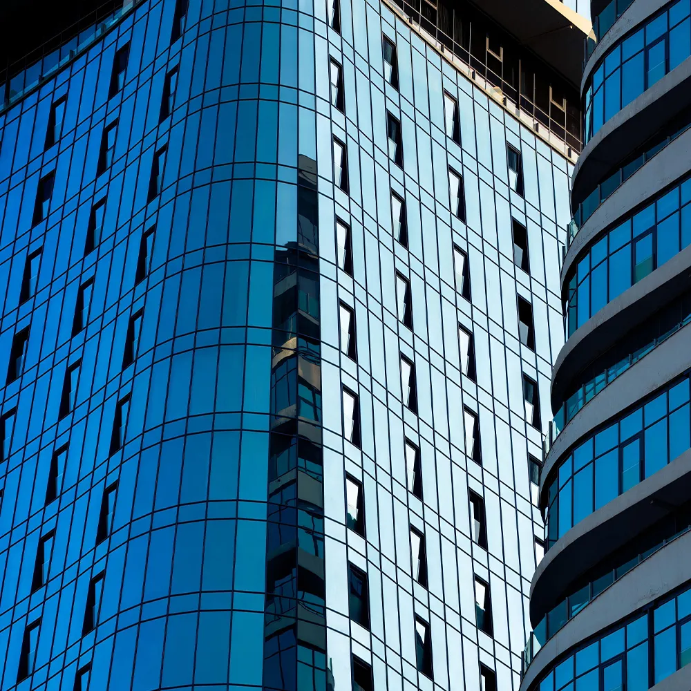 Aluminium Curved Hidden Frame Curtain Wall Extrusion Profile - Aluminium Extrusion Curtain Wall & Facade - laluxalu.com