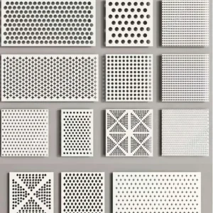 Mixed Specification Square Round Hole Perforated Aluminium Panel - Aluminium Extrusion Solid Panels - laluxalu.com
