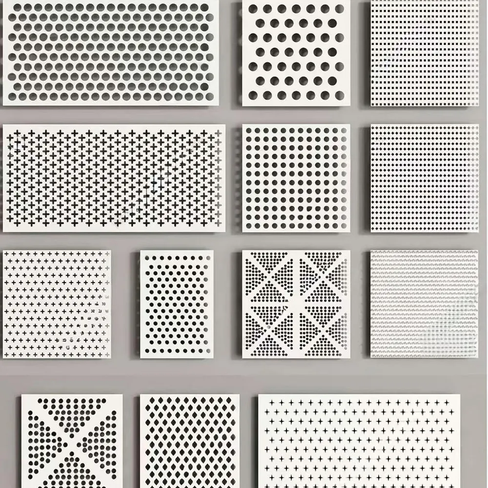 Panel de aluminio perforado con agujeros cuadrados y redondos de especificaciones mixtas</trp-post-con...