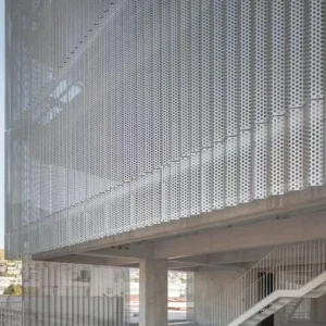 High Transmittance Screen Perforated Aluminium Panel - Aluminium Extrusion Solid Panels - laluxalu.com