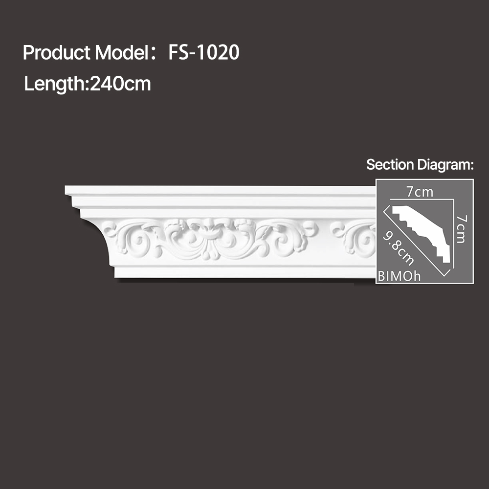 FS-1020 - Carved Cornice Moulding - msjdecor