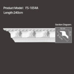 FS-1054A - Carved Cornice Moulding - msjdecor
