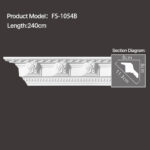 FS-1054B - Carved Cornice Moulding - msjdecor