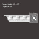 FS-1055 - Carved Cornice Moulding - msjdecor
