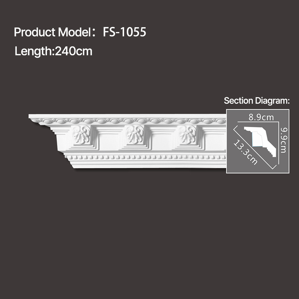 FS-1055 - Carved Cornice Moulding - msjdecor