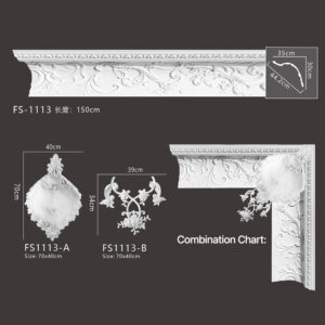 FS-1113 - Carved Cornice Moulding - msjdecor