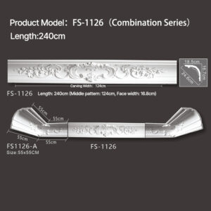 FS-1126 - Carved Cornice Moulding - msjdecor