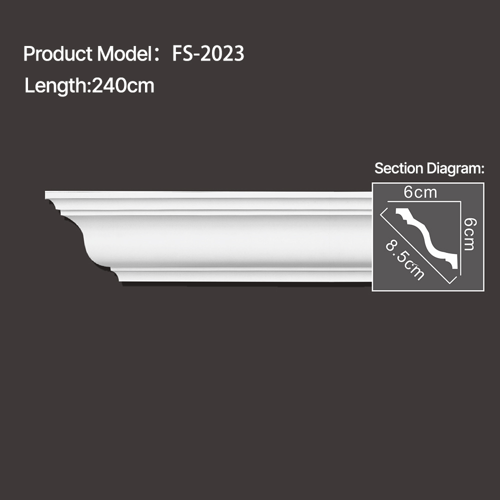 FS-2023 - Plain Cornice Moulding - msjdecor