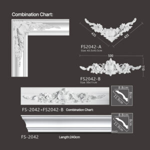 FS-2042 - Carved Cornice Moulding - msjdecor