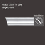FS-2045 - Plain Cornice Moulding - msjdecor