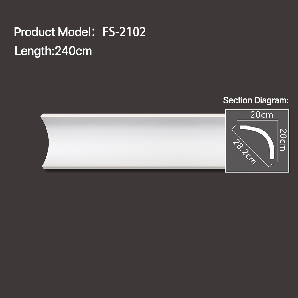 FS-2102 - Plain Cornice Moulding - msjdecor