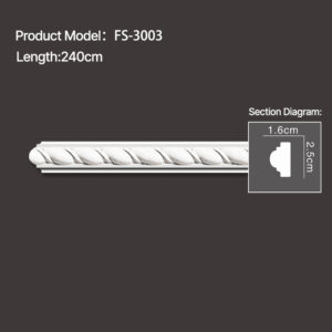FS-3003 - Carved Chair Rail Moulding - msjdecor