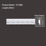 FS-3006 - Carved Chair Rail Moulding - msjdecor