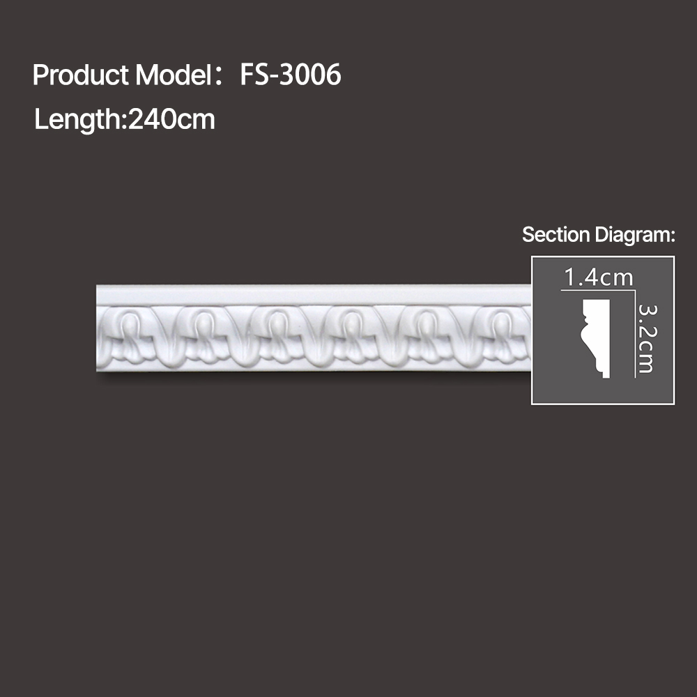 FS-3006 - Carved Chair Rail Moulding - msjdecor
