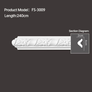 FS-3009 - Carved Chair Rail Moulding - msjdecor