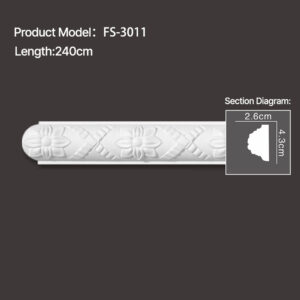 FS-3011 - Carved Chair Rail Moulding - msjdecor