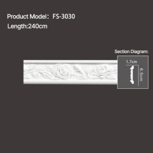 FS-3030 - Carved Chair Rail Moulding - msjdecor