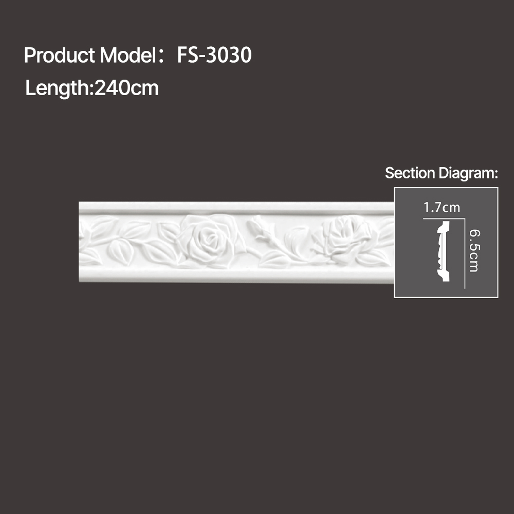 FS-3030 - Carved Chair Rail Moulding - msjdecor