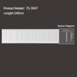 FS-3047 - Carved Chair Rail Moulding - msjdecor