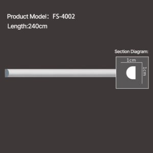 FS-4002 - Plain Chair Rail Moulding - msjdecor