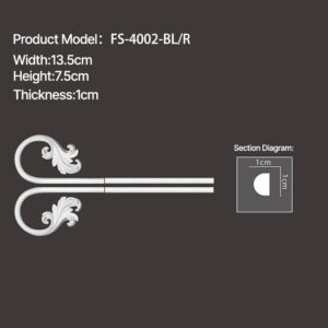 FS-4002-BL R - corner & Frames - msjdecor