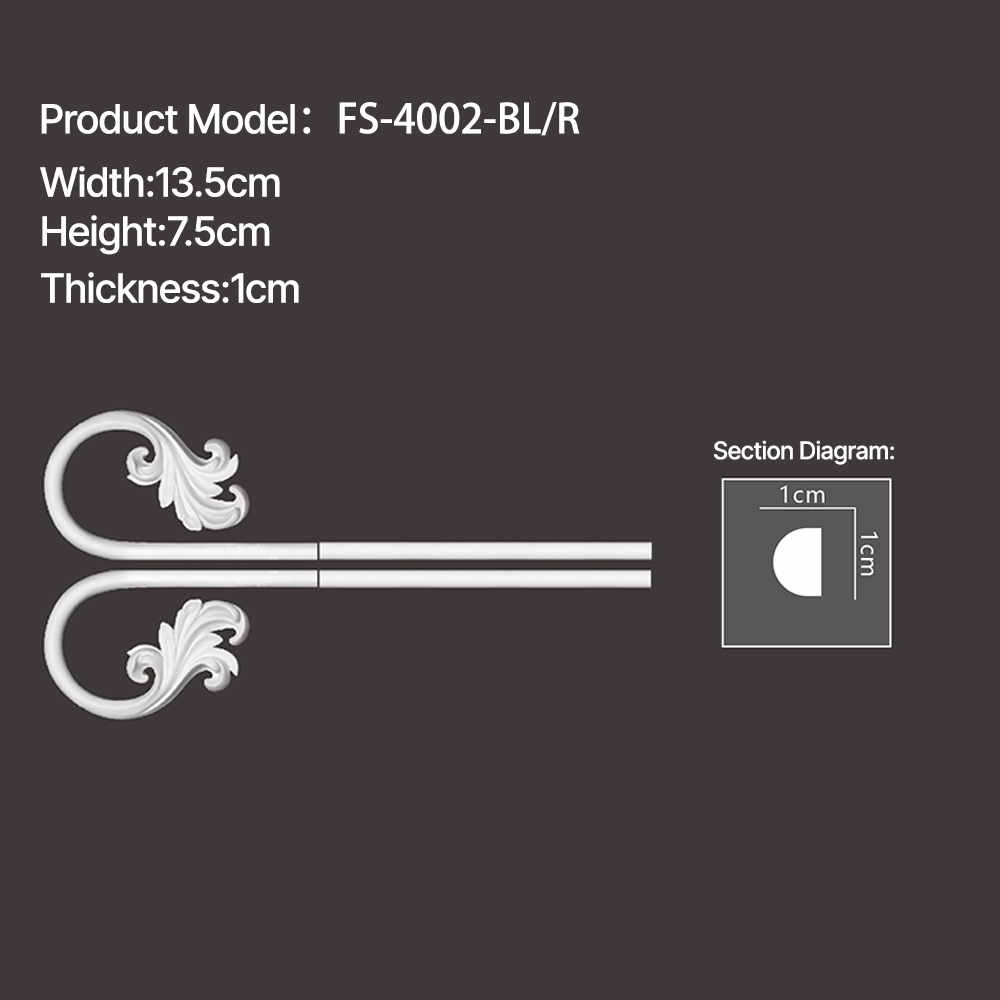 FS-4002-BL R - corner & Frames - msjdecor