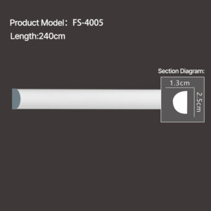 FS-4005 - Plain Chair Rail Moulding - msjdecor