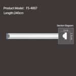 FS-4007 - Plain Chair Rail Moulding - msjdecor