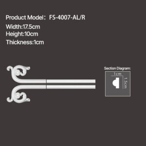 FS-4007-AL R - corner & Frames - msjdecor