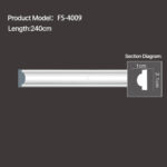 FS-4009 - Plain Chair Rail Moulding - msjdecor