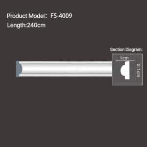FS-4009 - Plain Chair Rail Moulding - msjdecor