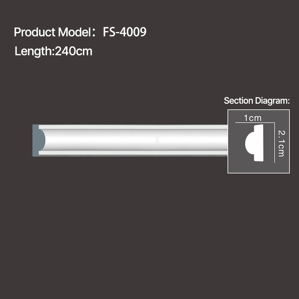 FS-4009 - Plain Chair Rail Moulding - msjdecor
