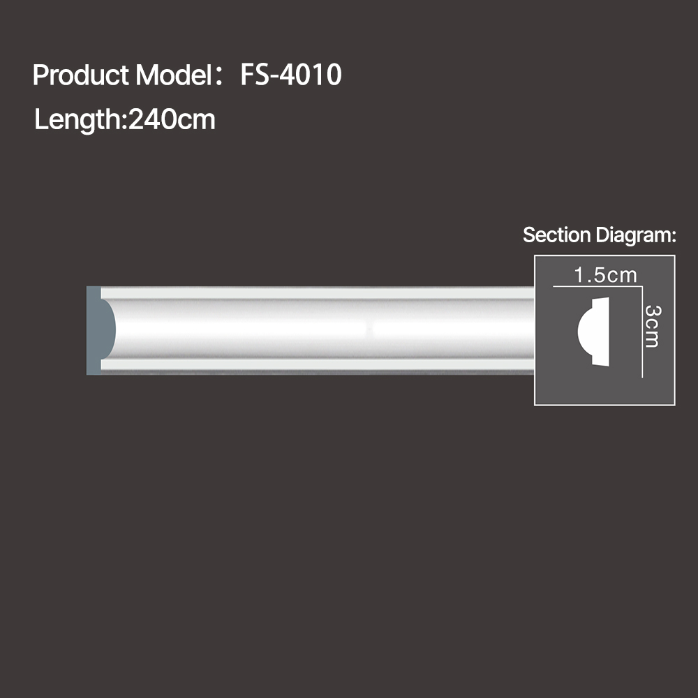 FS-4010 - Plain Chair Rail Moulding - msjdecor