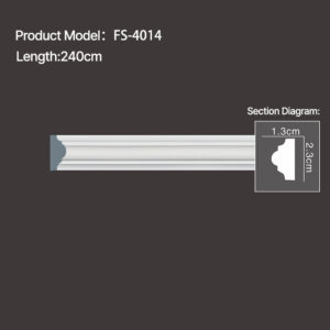 FS-4014 - Plain Chair Rail Moulding - msjdecor