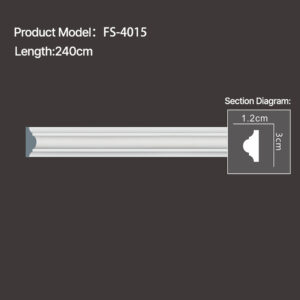 FS-4015 - Plain Chair Rail Moulding - msjdecor