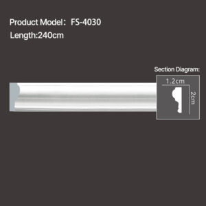 FS-4030 - Plain Chair Rail Moulding - msjdecor