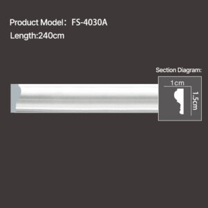 FS-4030A - Plain Chair Rail Moulding - msjdecor