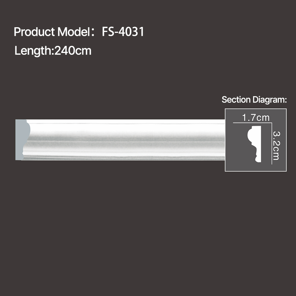 FS-4031 - Plain Chair Rail Moulding - msjdecor