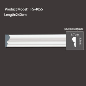 FS-4055 - Plain Chair Rail Moulding - msjdecor