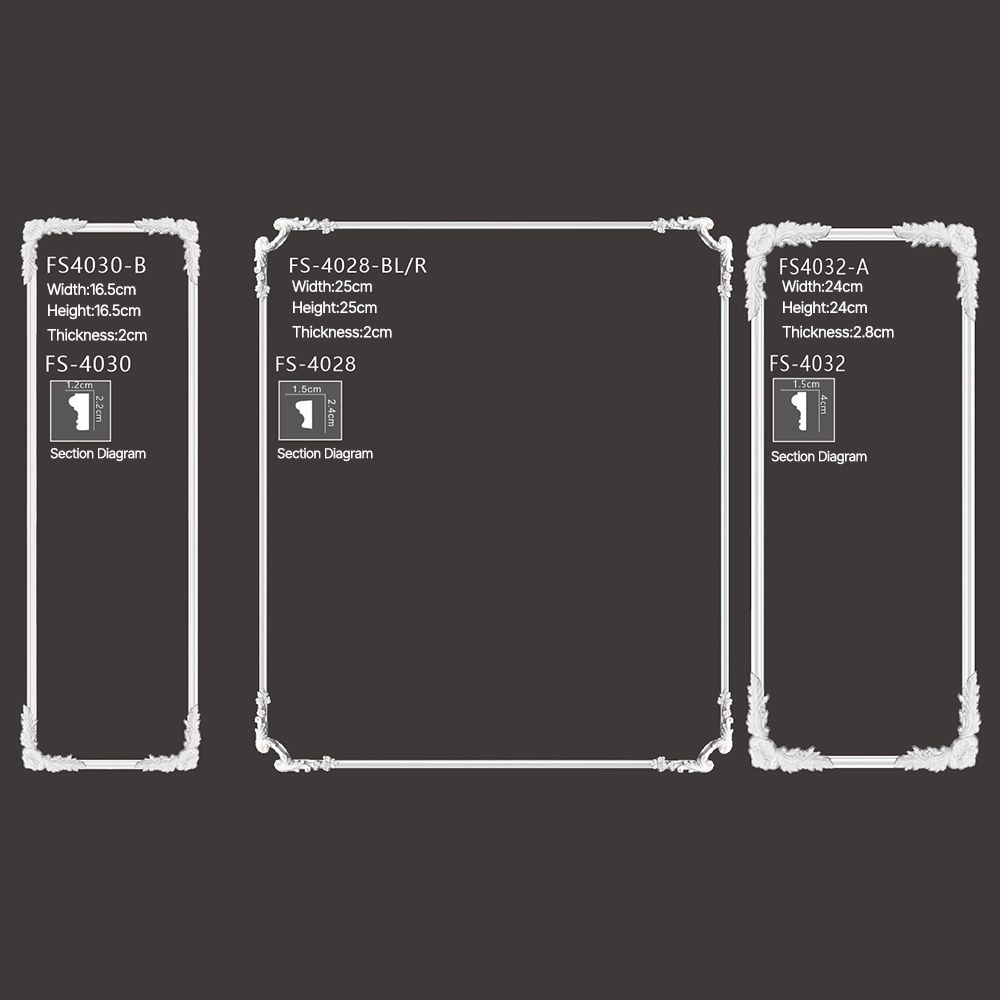 FS4030 FS4028 FS4032 - corner & Frames - msjdecor