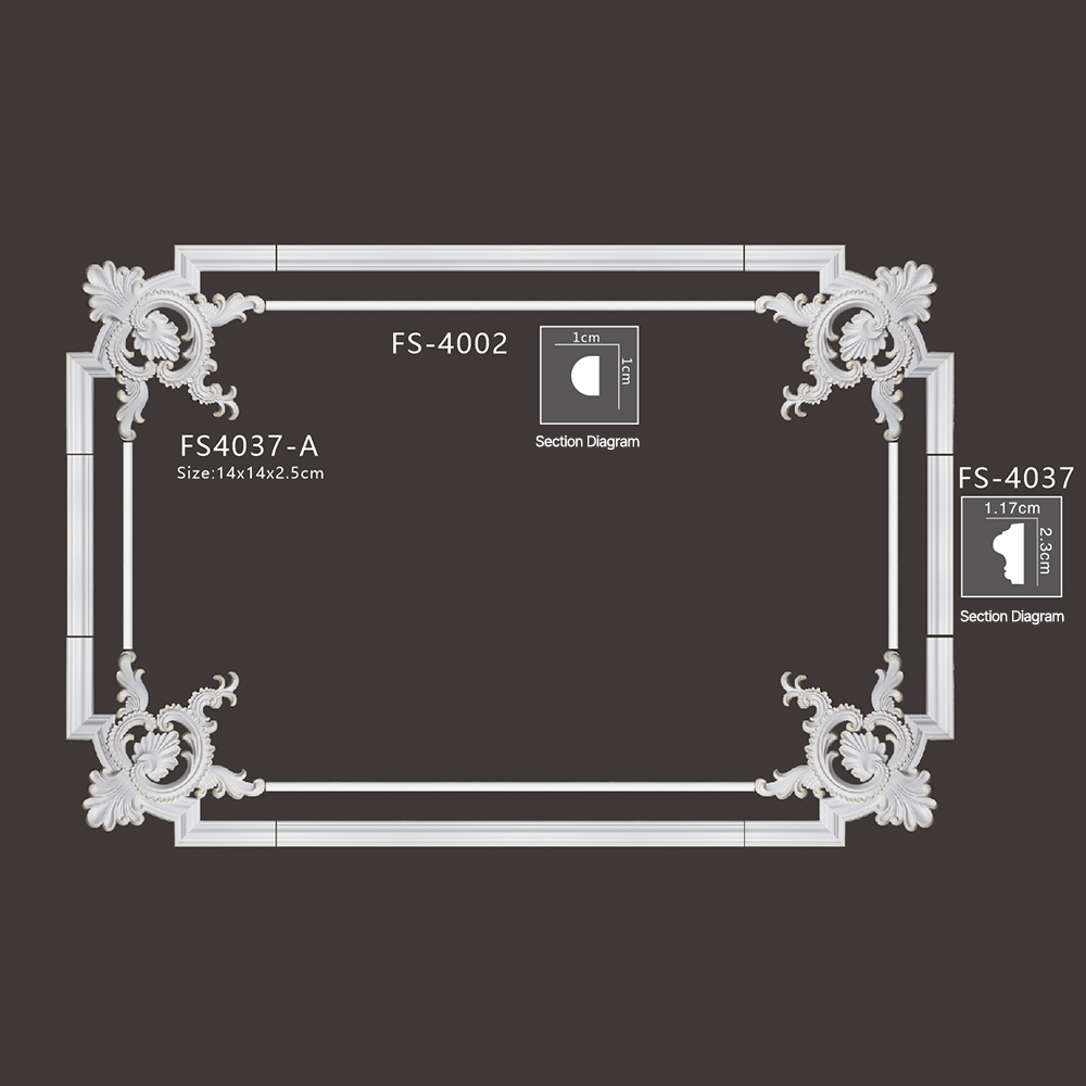 FS4037 4002 - corner & Frames - msjdecor