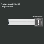 FS-4127 PU Baseboard Moulding