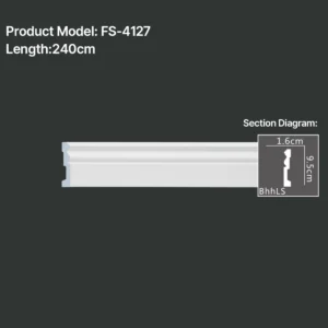 FS-4127 PU Baseboard Moulding