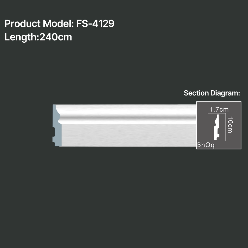 FS-4129 PU Baseboard Moulding