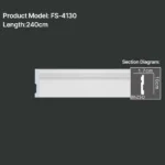 FS-4130 PU Baseboard Moulding