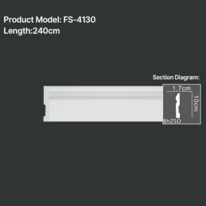 FS-4130 PU Baseboard Moulding