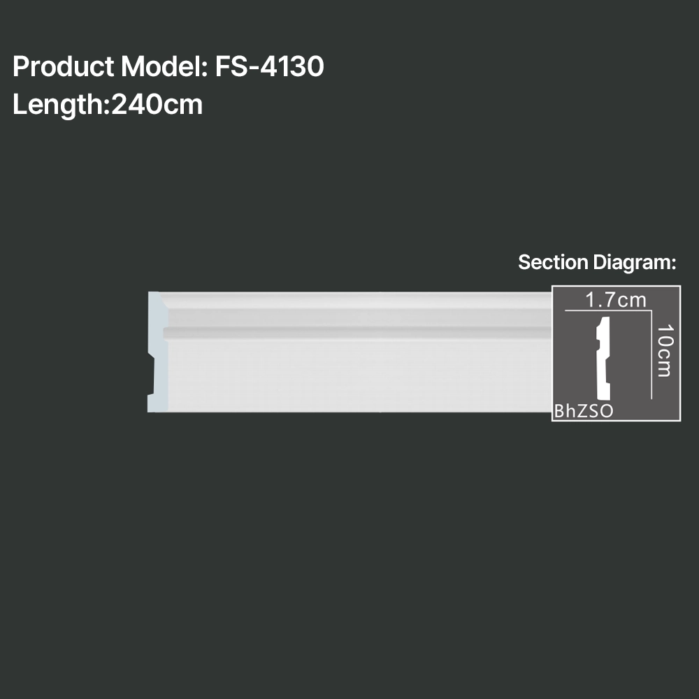 FS-4130 PU Baseboard Moulding